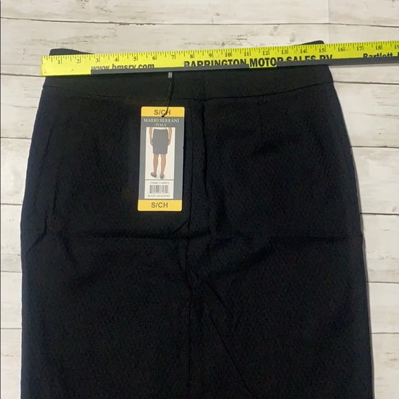 New! Mario Serrani Black Business Skirt Sz. Small - Picture 4 of 8